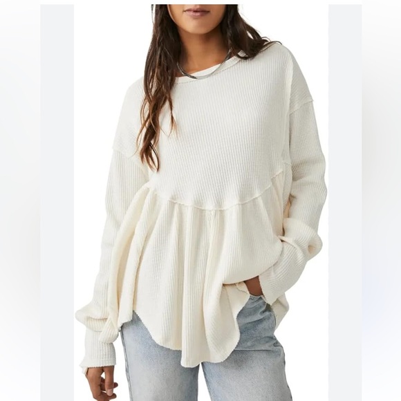 NEW Free People We The Free Oh My Babydoll Nilla Cream Medium - Picture 12 of 12